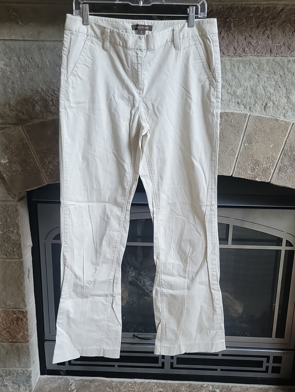Tommy Bahama Cream Straight-Leg Chinos